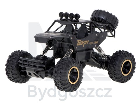 Samochód zdalnie sterowany na pilota RC Rock Crawler 1:12 4WD METAL czarny Samochód zdalnie sterowany na pilota RC Rock Crawler 1:12 4WD METAL czarny