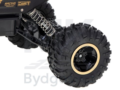 Samochód zdalnie sterowany na pilota RC Rock Crawler 1:12 4WD METAL czarny Samochód zdalnie sterowany na pilota RC Rock Crawler 1:12 4WD METAL czarny