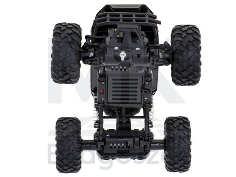 Samochód zdalnie sterowany na pilota RC Rock Crawler 1:12 4WD METAL czarny Samochód zdalnie sterowany na pilota RC Rock Crawler 1:12 4WD METAL czarny