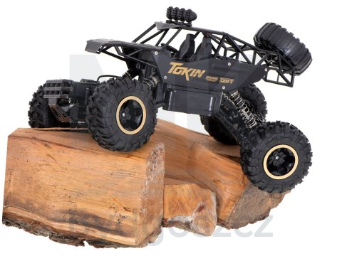 Samochód zdalnie sterowany na pilota RC Rock Crawler 1:12 4WD METAL czarny Samochód zdalnie sterowany na pilota RC Rock Crawler 1:12 4WD METAL czarny