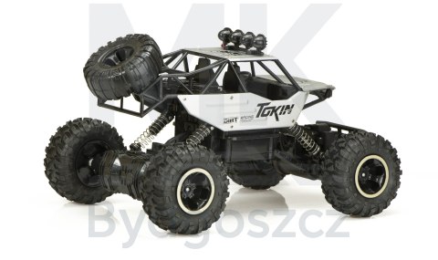Samochód zdalnie sterowany na pilota RC Rock Crawler 1:12 4WD METAL srebrny Samochód zdalnie sterowany na pilota RC Rock Crawler 1:12 4WD METAL srebrny