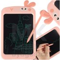 Tablet graficzny do rysowania dla dzieci znikopis tablica ekran LCD 8,5' królik róż