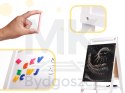 Tablica drewniana magnetyczna kredowa biała duża XXL