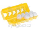 Układanka edukacyjna sorter dopasuj kształty owoce jajka 12 sztuk