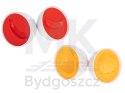 Układanka edukacyjna sorter dopasuj kształty owoce jajka 12 sztuk