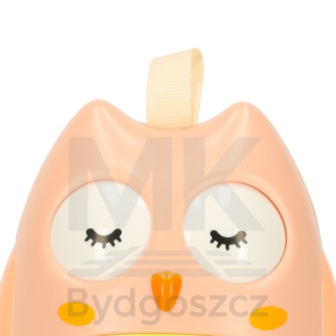 Wańka wstańka sowa sensoryczna kiwajka różowa Wańka wstańka sowa sensoryczna kiwajka różowa