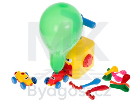 Wyrzutnia balonów XXL samochód aerodynamiczny potwór pompka 15 elementów Wyrzutnia balonów XXL samochód aerodynamiczny potwór pompka 15 elementów