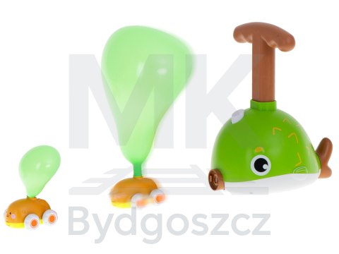Wyrzutnia balonów samochód aerodynamiczny ryba zestaw 21 elementów Wyrzutnia balonów samochód aerodynamiczny ryba zestaw 21 elementów
