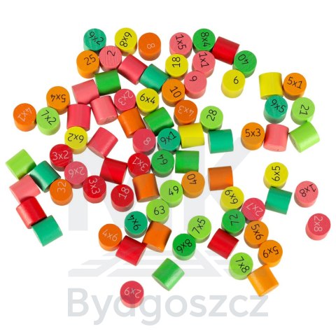 Zestaw edukacyjny nauka liczenia tabliczka mnożenia okrągła drewniana Zestaw edukacyjny nauka liczenia tabliczka mnożenia okrągła drewniana