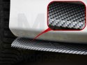 Dokładka zderzaka osłona uniwersalna spoiler carbon 2,5m czarna