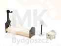 Domek dla lalek drewniany MDF mebelki 122cm XXL LED