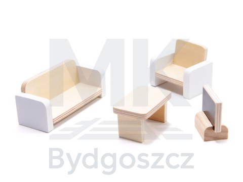 Domek dla lalek drewniany MDF mebelki 78cm czarny LED Domek dla lalek drewniany MDF mebelki 78cm czarny LED