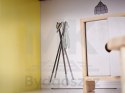 Domek dla lalek drewniany mebelki 70cm szary