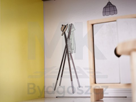 Domek dla lalek drewniany mebelki 70cm szary Domek dla lalek drewniany mebelki 70cm szary