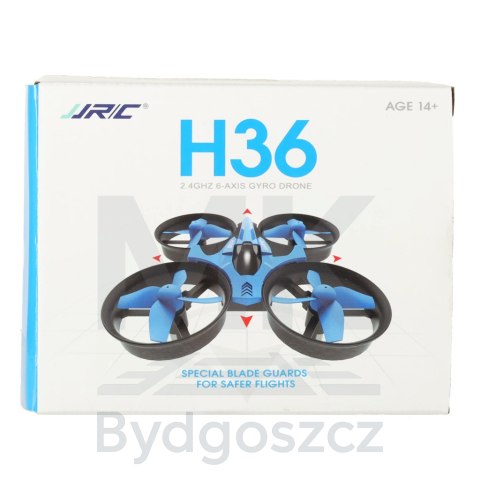 Dron RC JJRC H36 min 2.4GHz 4CH 6 axis czarny Dron RC JJRC H36 min 2.4GHz 4CH 6 axis czarny