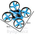Dron RC JJRC H36 mini 2.4GHz 4CH 6 axis niebieski