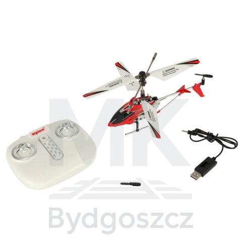 Helikopter zdalnie sterowany na pilota RC SYMA S107H 2.4GHz RTF czerwony Helikopter zdalnie sterowany na pilota RC SYMA S107H 2.4GHz RTF czerwony