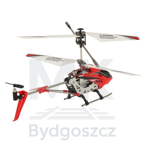 Helikopter zdalnie sterowany na pilota RC SYMA S107H 2.4GHz RTF czerwony Helikopter zdalnie sterowany na pilota RC SYMA S107H 2.4GHz RTF czerwony