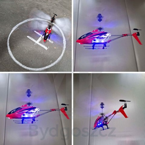 Helikopter zdalnie sterowany na pilota RC SYMA S107H 2.4GHz RTF czerwony Helikopter zdalnie sterowany na pilota RC SYMA S107H 2.4GHz RTF czerwony