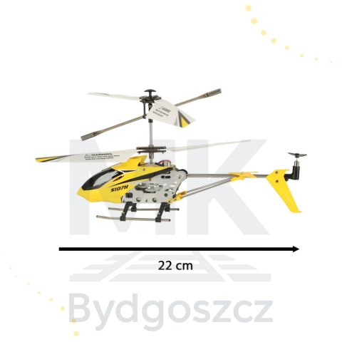 Helikopter zdalnie sterowany na pilota RC SYMA S107H 2.4GHz RTF żółty Helikopter zdalnie sterowany na pilota RC SYMA S107H 2.4GHz RTF żółty