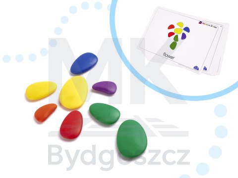 Kamyki kreatywne kolorowe układanka montessori 65 el. Kamyki kreatywne kolorowe układanka montessori 65 el.