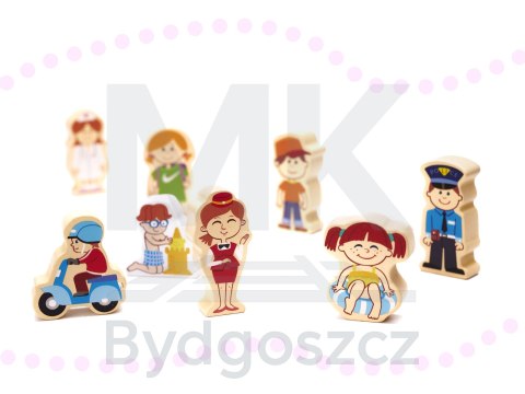 Klocki drewniane edukacyjne miasto puzzle 120el. Klocki drewniane edukacyjne miasto puzzle 120el.