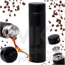 Kubek bidon termiczny termos smart LED 500ml czarny
