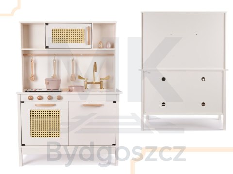 Kuchnia dla dzieci drewniana MDF retro z akcesoriami BOHO 100cm Kuchnia dla dzieci drewniana MDF retro z akcesoriami BOHO 100cm