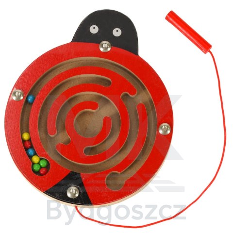 Labirynt magnetyczny kuleczki biedronka Labirynt magnetyczny kuleczki biedronka