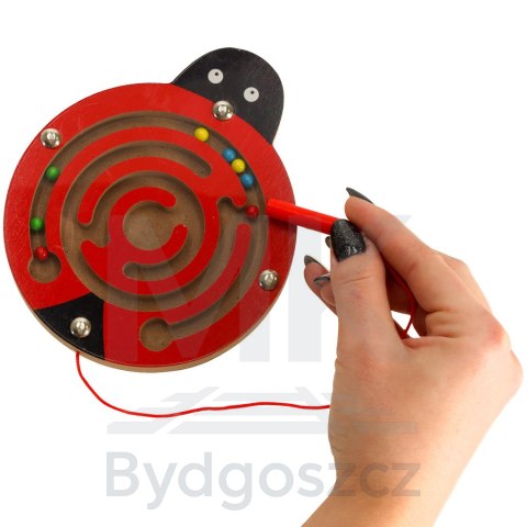Labirynt magnetyczny kuleczki biedronka Labirynt magnetyczny kuleczki biedronka
