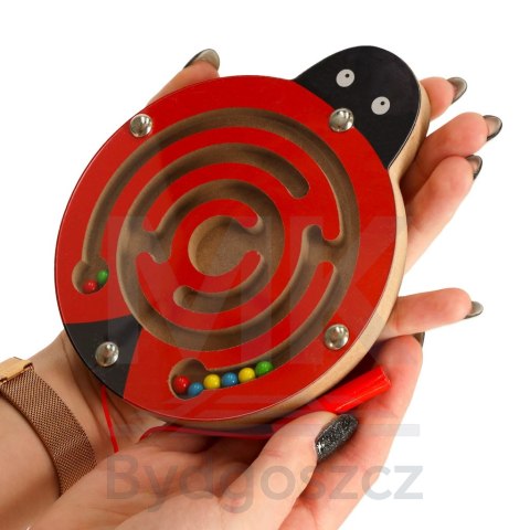 Labirynt magnetyczny kuleczki biedronka Labirynt magnetyczny kuleczki biedronka