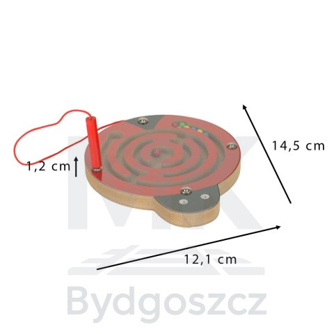 Labirynt magnetyczny kuleczki biedronka Labirynt magnetyczny kuleczki biedronka