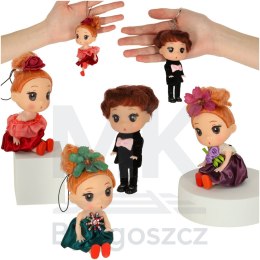 Lalka lalki do domku dla lalek 3 dziewczynki + 1 chłopczyk zestaw 4szt. 12cm