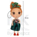 Lalka lalki do domku dla lalek 3 dziewczynki + 1 chłopczyk zestaw 4szt. 12cm