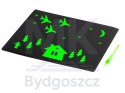 Magiczna tablica do rysowania światłem + długopis UV kreatywny zestaw