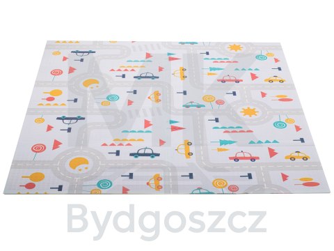 Mata edukacyjna piankowa dwustronna składana ulica las 177 x 158 cm