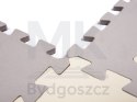 Mata edukacyjna piankowa puzzle szara ecru 36 elementów 150x150cm