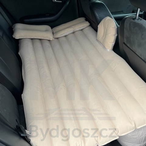 Materac łóżko do samochodu auta dmuchany + pompka beżowy Materac łóżko do samochodu auta dmuchany + pompka beżowy