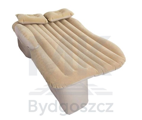 Materac łóżko do samochodu auta dmuchany + pompka beżowy Materac łóżko do samochodu auta dmuchany + pompka beżowy