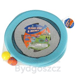 Paletki do gry rakiety z siateczki zestaw 2 piłki i paletki 44cm