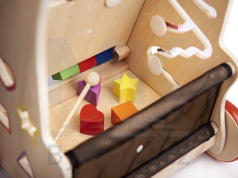 Pchacz chodzik drewniany kostka edukacyjna 6w1 Pchacz chodzik drewniany kostka edukacyjna 6w1