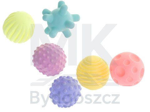 Piłki zabawki sensoryczne korekcyjne zestaw 6 szt Piłki zabawki sensoryczne korekcyjne zestaw 6 szt