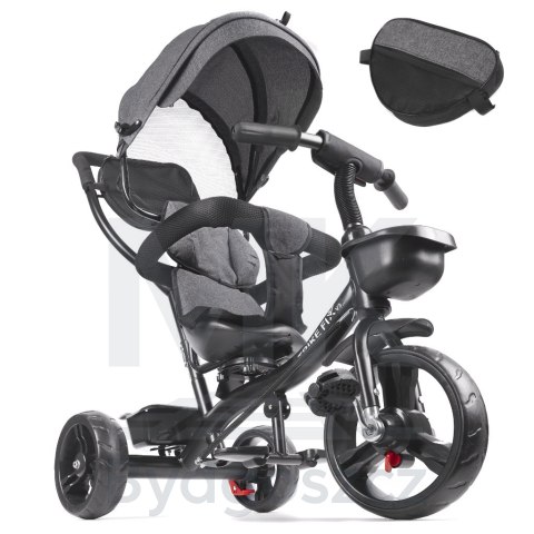 Rowerek trójkołowy Trike Fix Lite rower spacerówka 3w1 obracany 360 wolne koło szary Rowerek trójkołowy Trike Fix Lite rower spacerówka 3w1 obracany 360 wolne koło szary