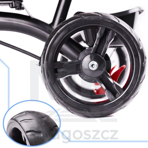 Rowerek trójkołowy Trike Fix Lite rower spacerówka 3w1 obracany 360 wolne koło szary Rowerek trójkołowy Trike Fix Lite rower spacerówka 3w1 obracany 360 wolne koło szary