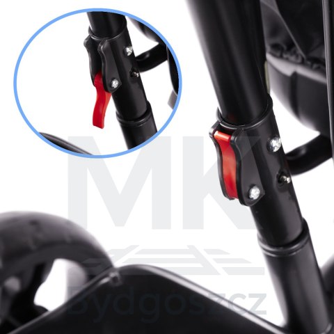 Rowerek trójkołowy Trike Fix Lite rower spacerówka 3w1 obracany 360 wolne koło szary Rowerek trójkołowy Trike Fix Lite rower spacerówka 3w1 obracany 360 wolne koło szary