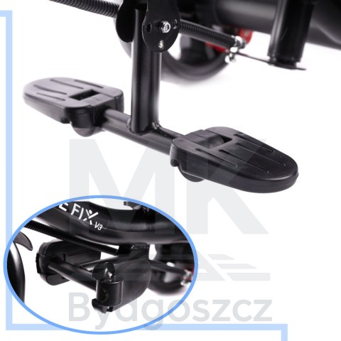 Rowerek trójkołowy Trike Fix Lite rower spacerówka 3w1 obracany 360 wolne koło szary Rowerek trójkołowy Trike Fix Lite rower spacerówka 3w1 obracany 360 wolne koło szary