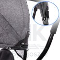 Rowerek trójkołowy Trike Fix Lite rower spacerówka 3w1 obracany 360 wolne koło szary