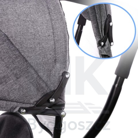 Rowerek trójkołowy Trike Fix Lite rower spacerówka 3w1 obracany 360 wolne koło szary Rowerek trójkołowy Trike Fix Lite rower spacerówka 3w1 obracany 360 wolne koło szary