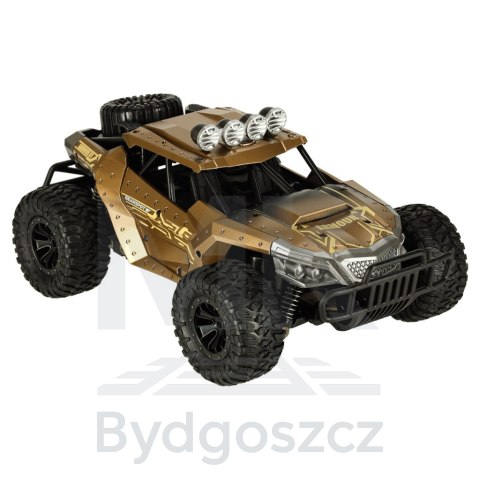 Samochód zdalnie sterowany Drift terenowy 20 km/h brązowy Samochód zdalnie sterowany Drift terenowy 20 km/h brązowy