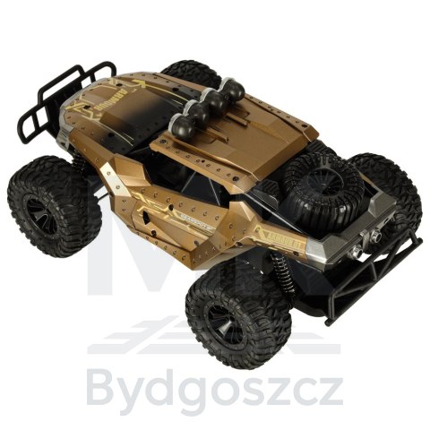 Samochód zdalnie sterowany Drift terenowy 20 km/h brązowy Samochód zdalnie sterowany Drift terenowy 20 km/h brązowy
